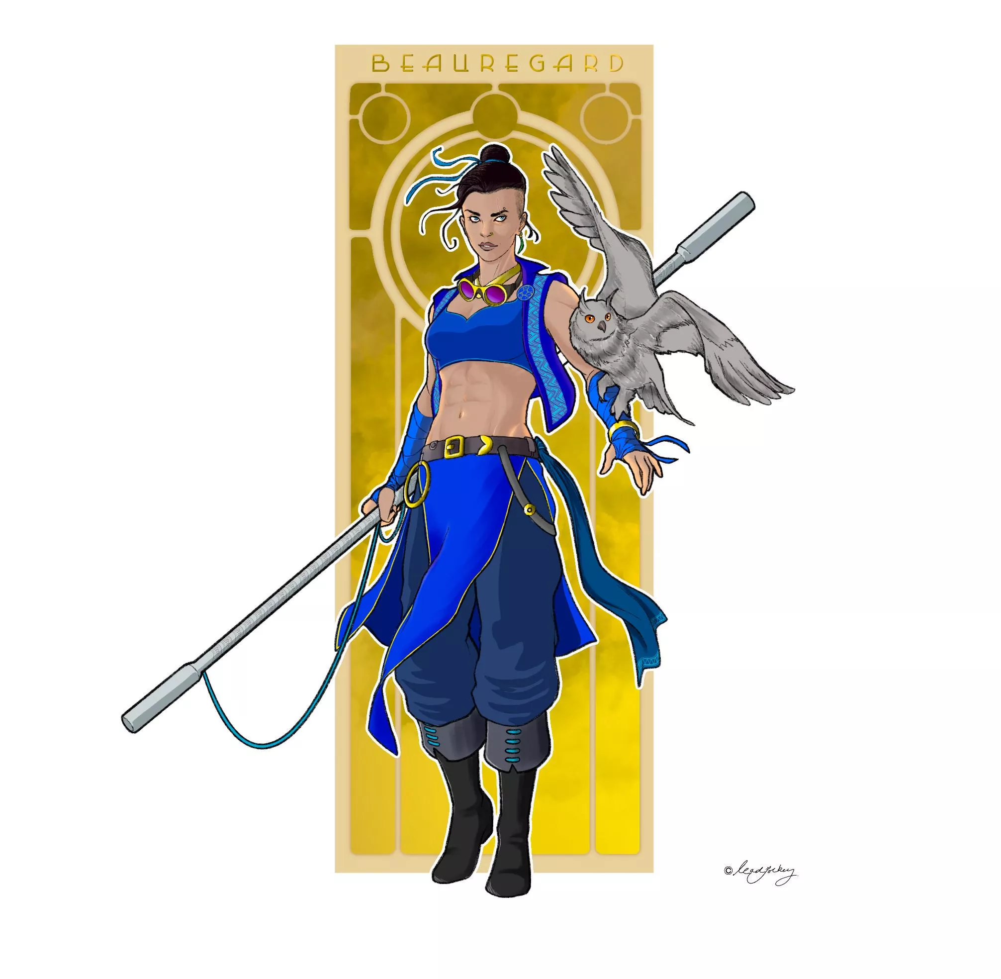 Beau and Thad. Critical Role Fan-art by me.