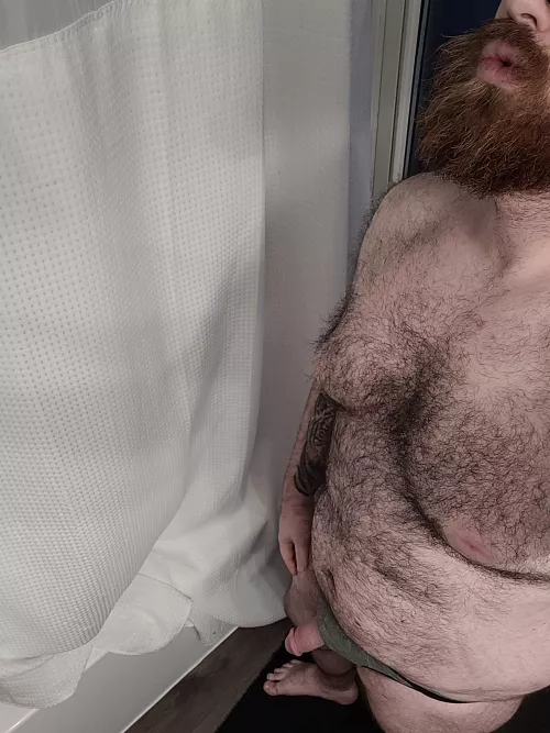 Before my birthday shower 😘