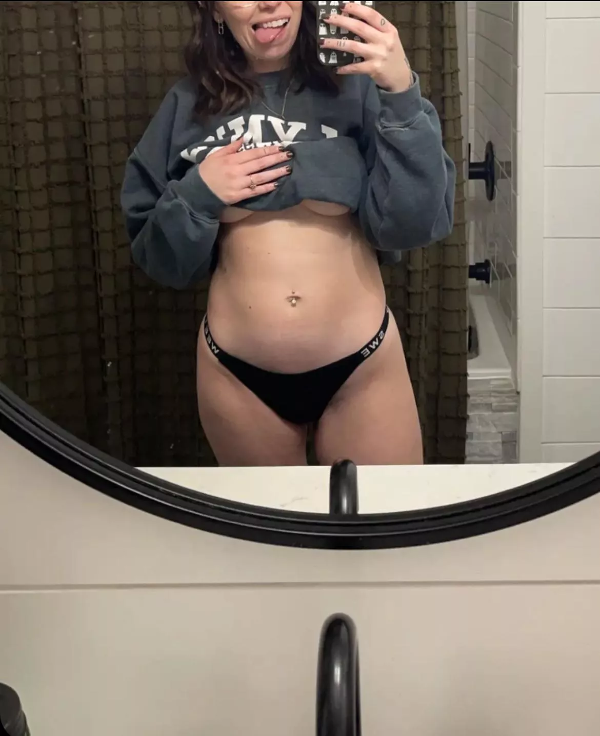 Bend my wife over the sink