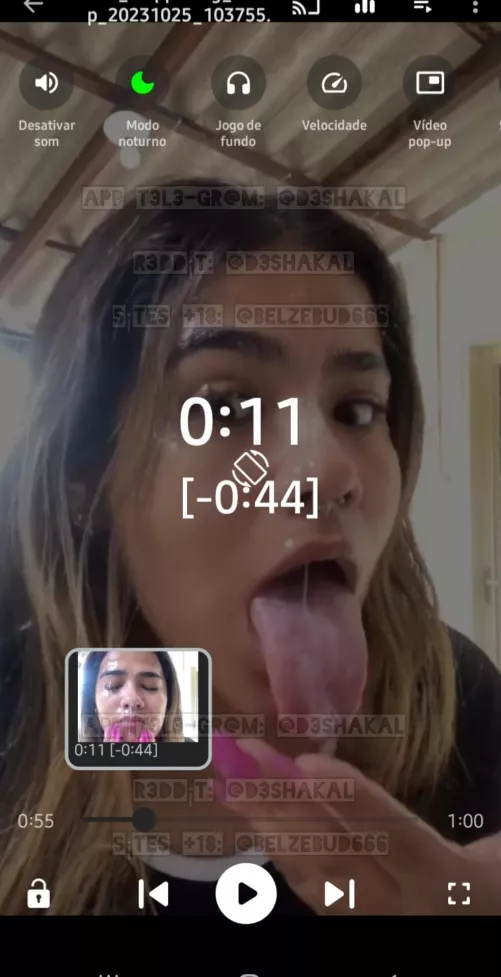 Brazilian Girl Long Tongue