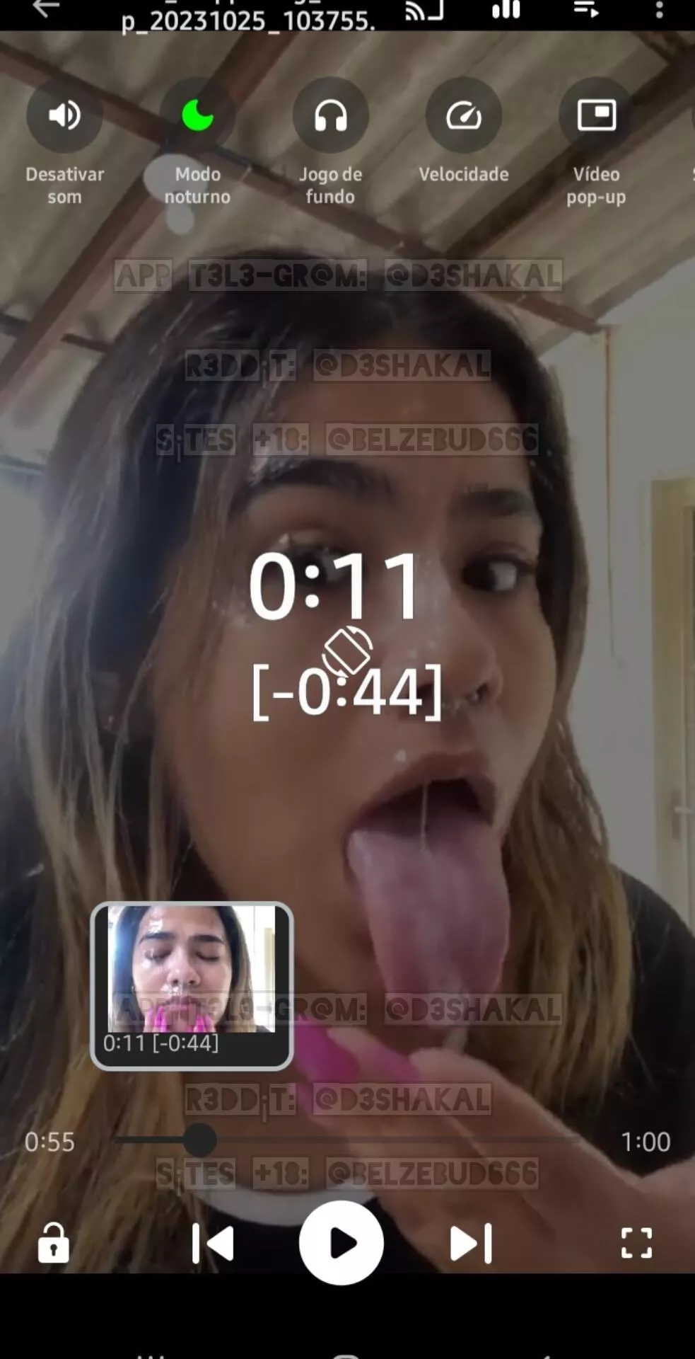 Brazilian Girl Long Tongue