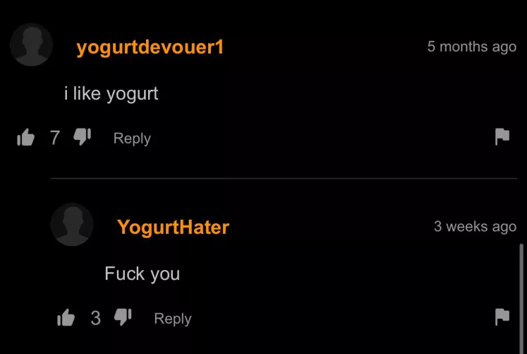 Bro likes yogurt