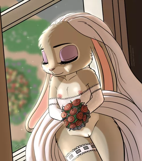 Bunny bride. (Art by Furnut)