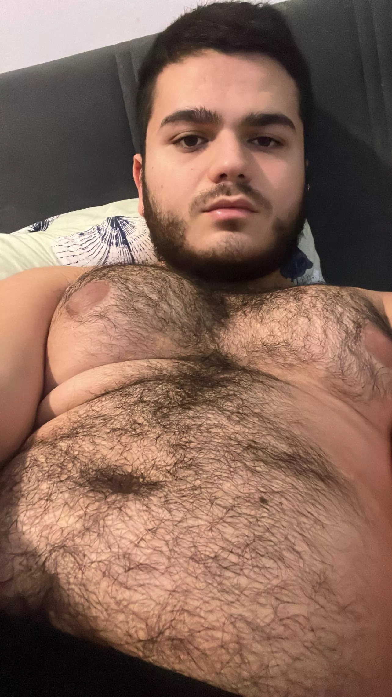 Chubby hairy man