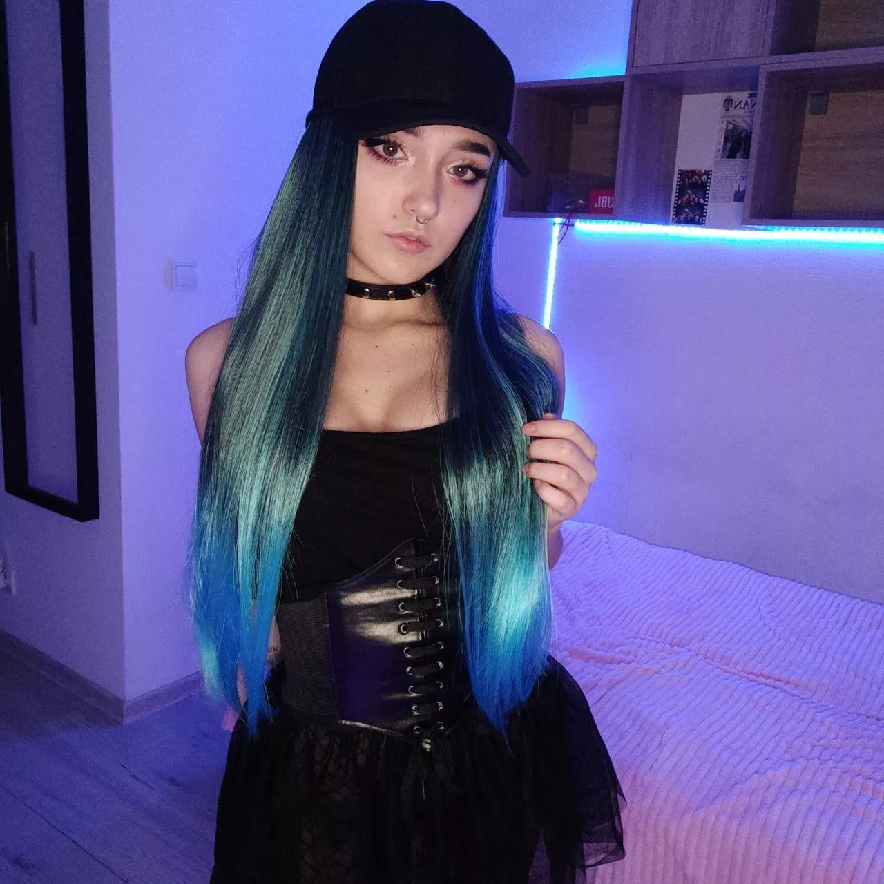 Do I look like shiny porn wearing this? One of my favorite outfits