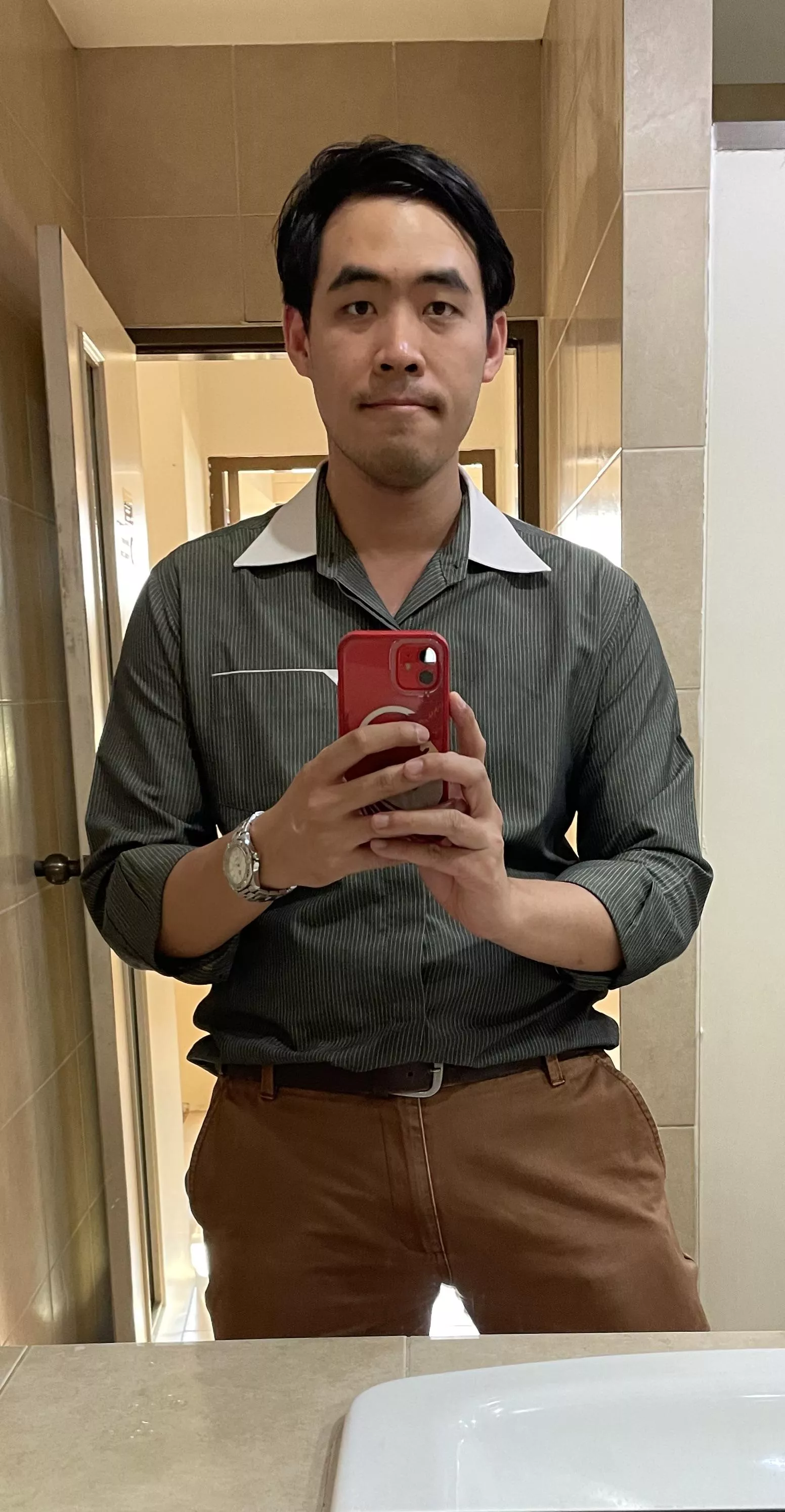 Dressed nice to pick up a man for a Valentine’s Day……my dad from hospital