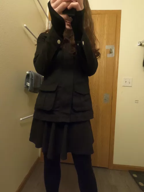 Felt cute in the outfit