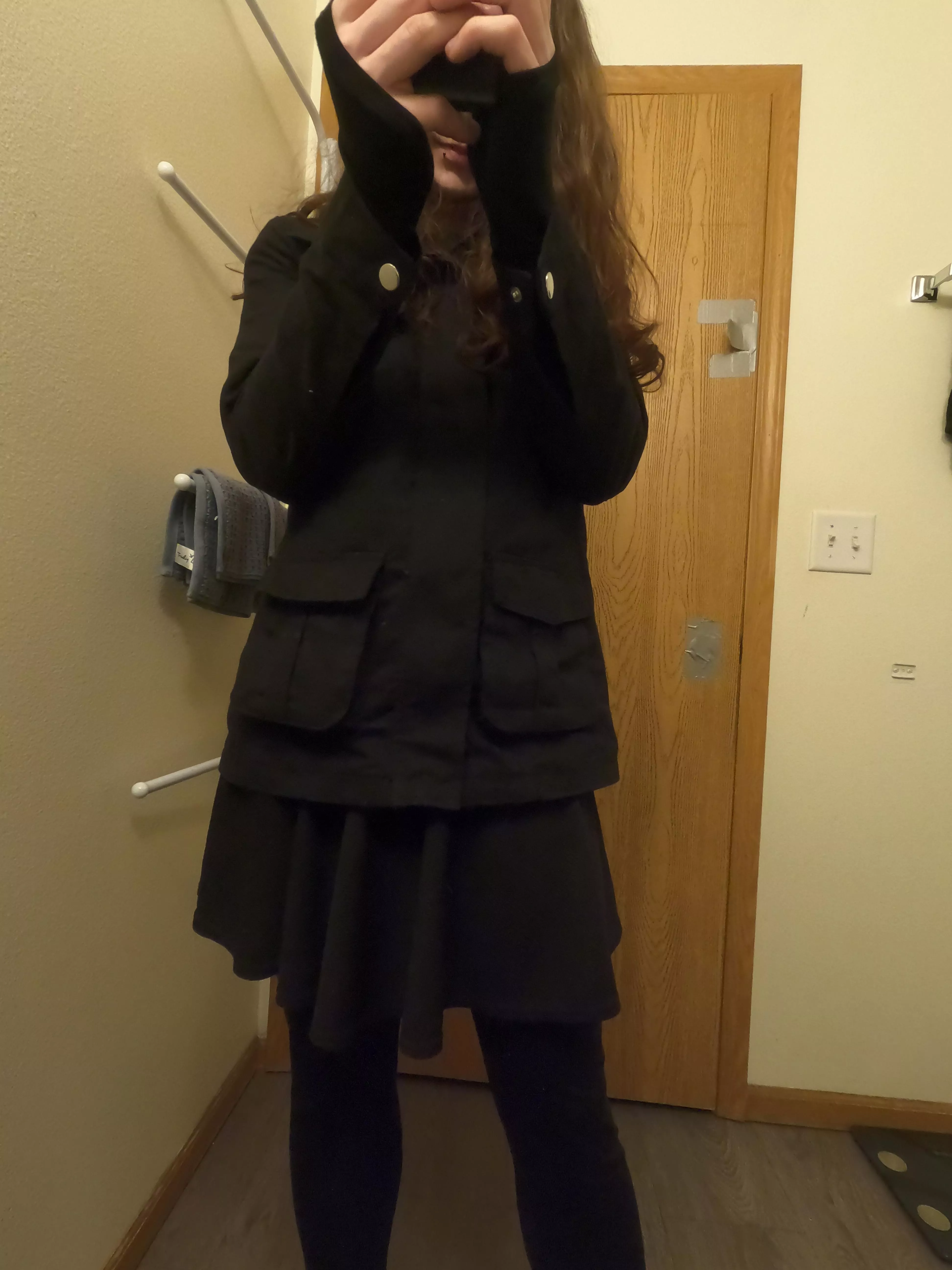 Felt cute in the outfit