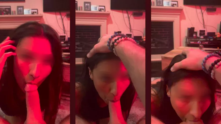 Good girls deep throat on Valentine’s Day [FM]😈💕