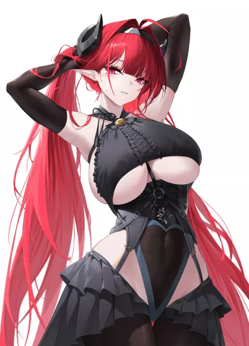 Hindenburg's underboob [Azur Lane]