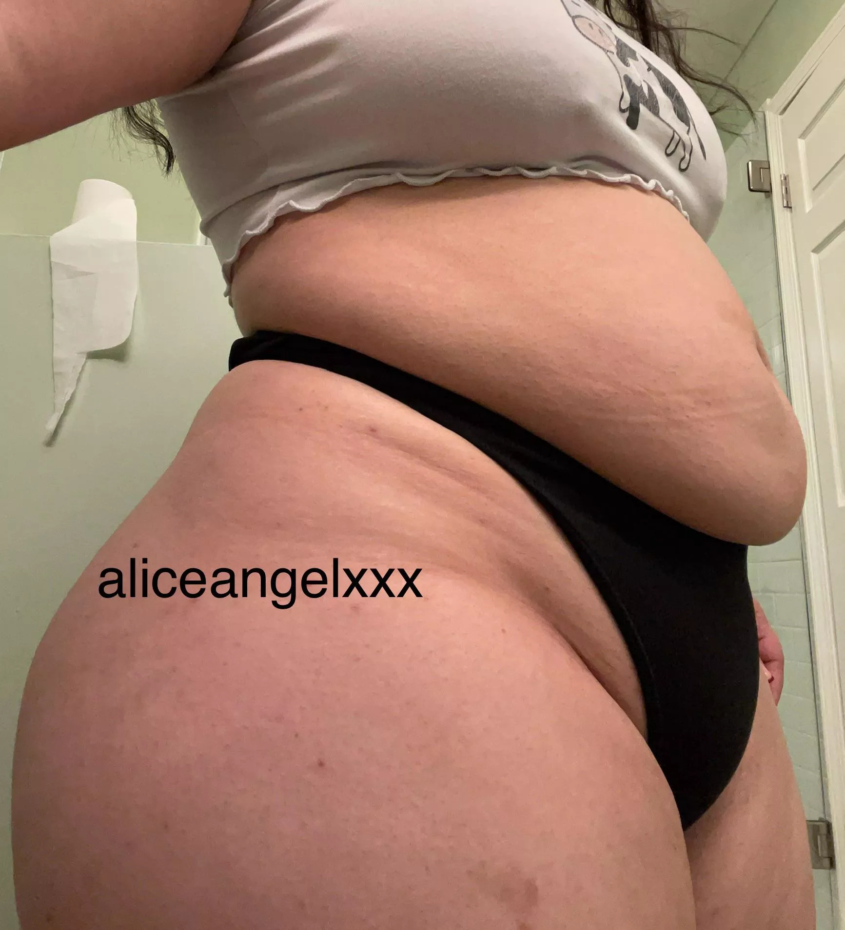 I hope you don’t mind my big soft stomach in your face