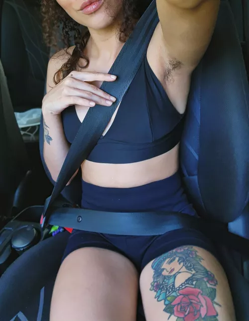 I just finished a trail, hope you don't mind I'm a little sweaty