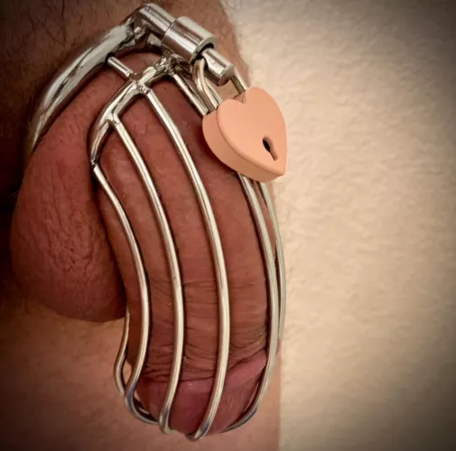 I love being locked! Feels weird not having my cock caged. Yes ma’am, No Ma’am! 🥰