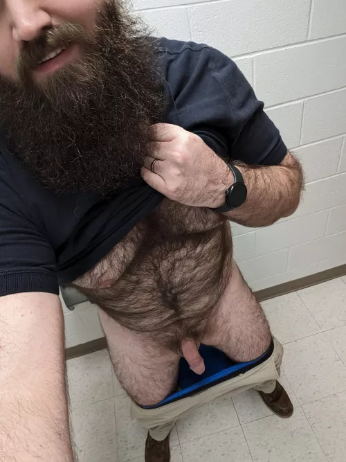 I should be working. But I'd rather take dick pics. The IT guy is waiting in the bathroom for ya. 😏😈