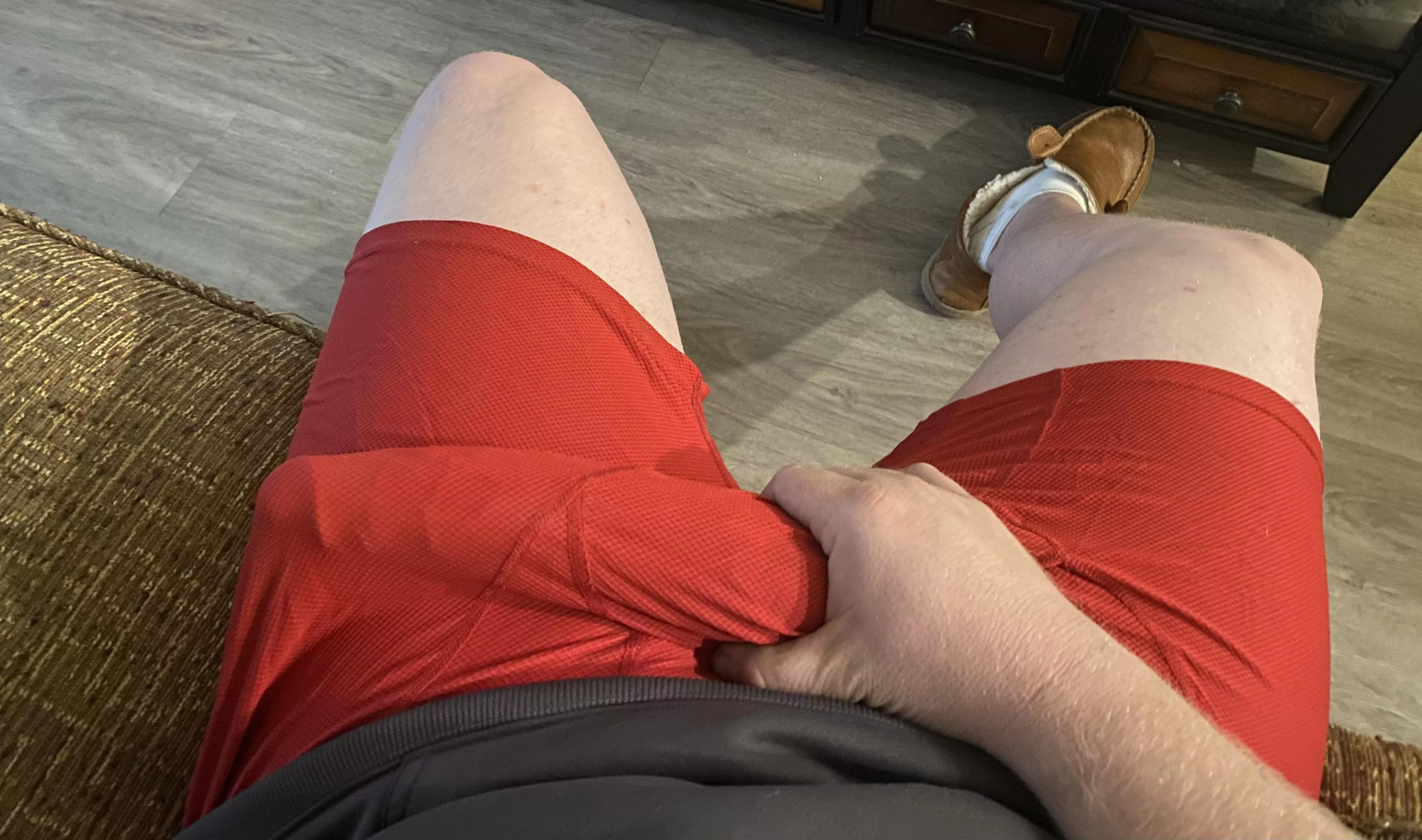 Imagine if I were your roommate and you saw me like this.