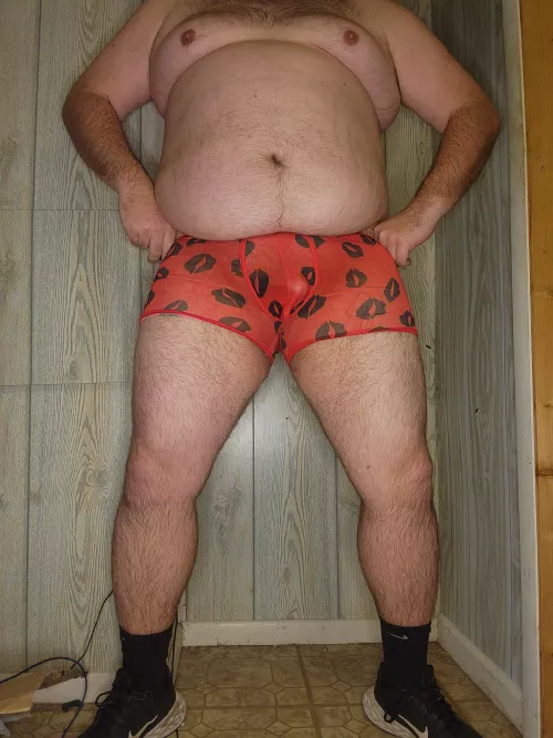 Just waiting for you in my V-day outfit!