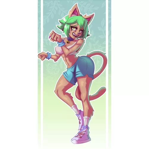 Kat the kitty (Art by me)