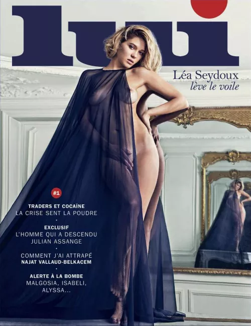 Lea Seydoux on the cover of Lui (Sept. 2013)