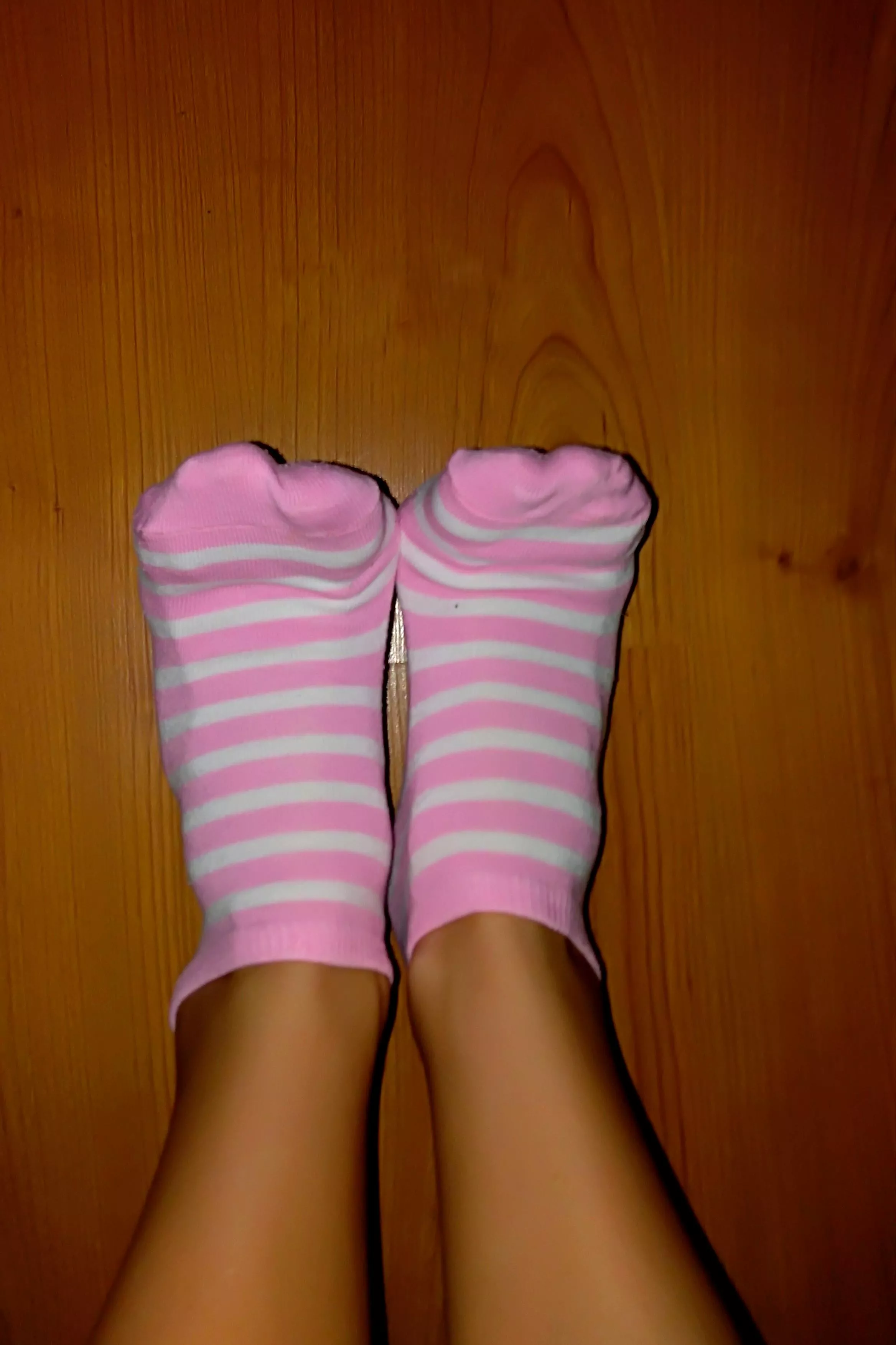 like my cute pink socks?