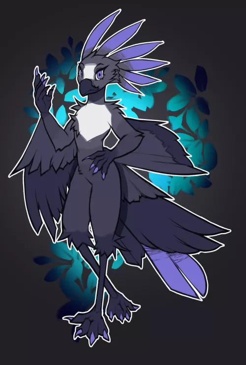 Look at this cute secretary bird! (@manustuff0 on twitter)