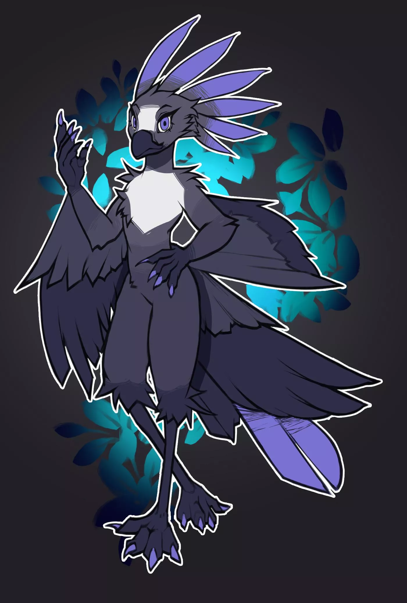 Look at this cute secretary bird! (@manustuff0 on twitter)