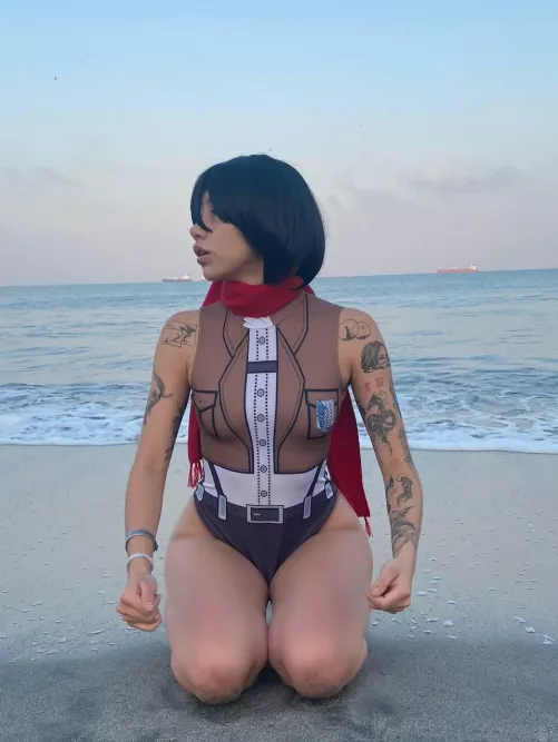 Mikasa by FlusteredPottery.