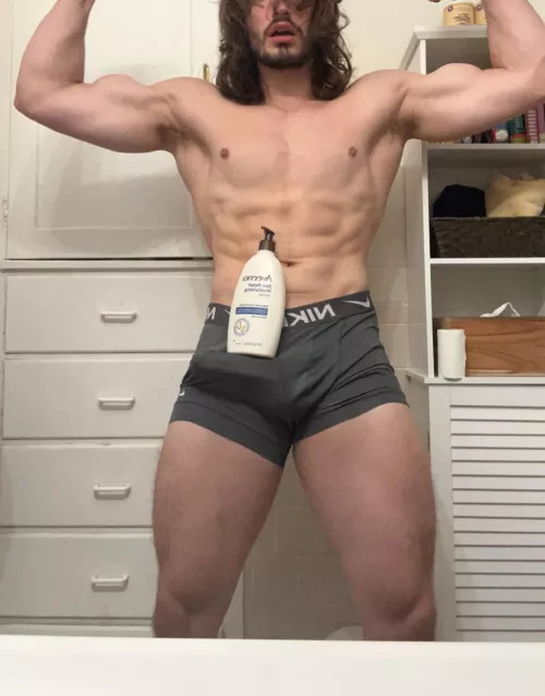 My legs always have been my strongest muscles… all three of em