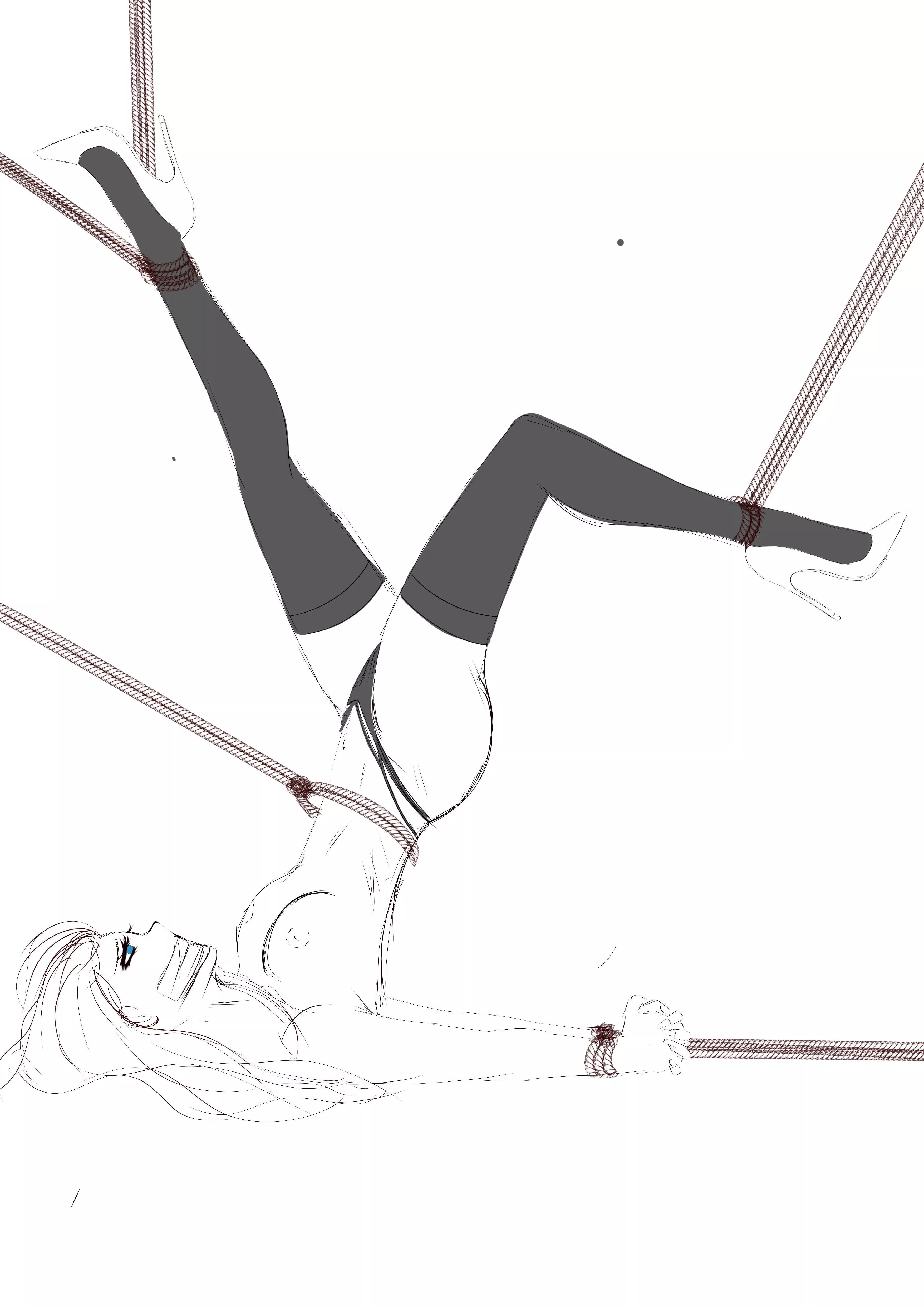 New shibari sketch by me