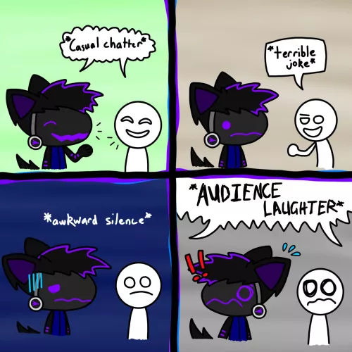 Normal social interaction (art by me, @sypazarix)