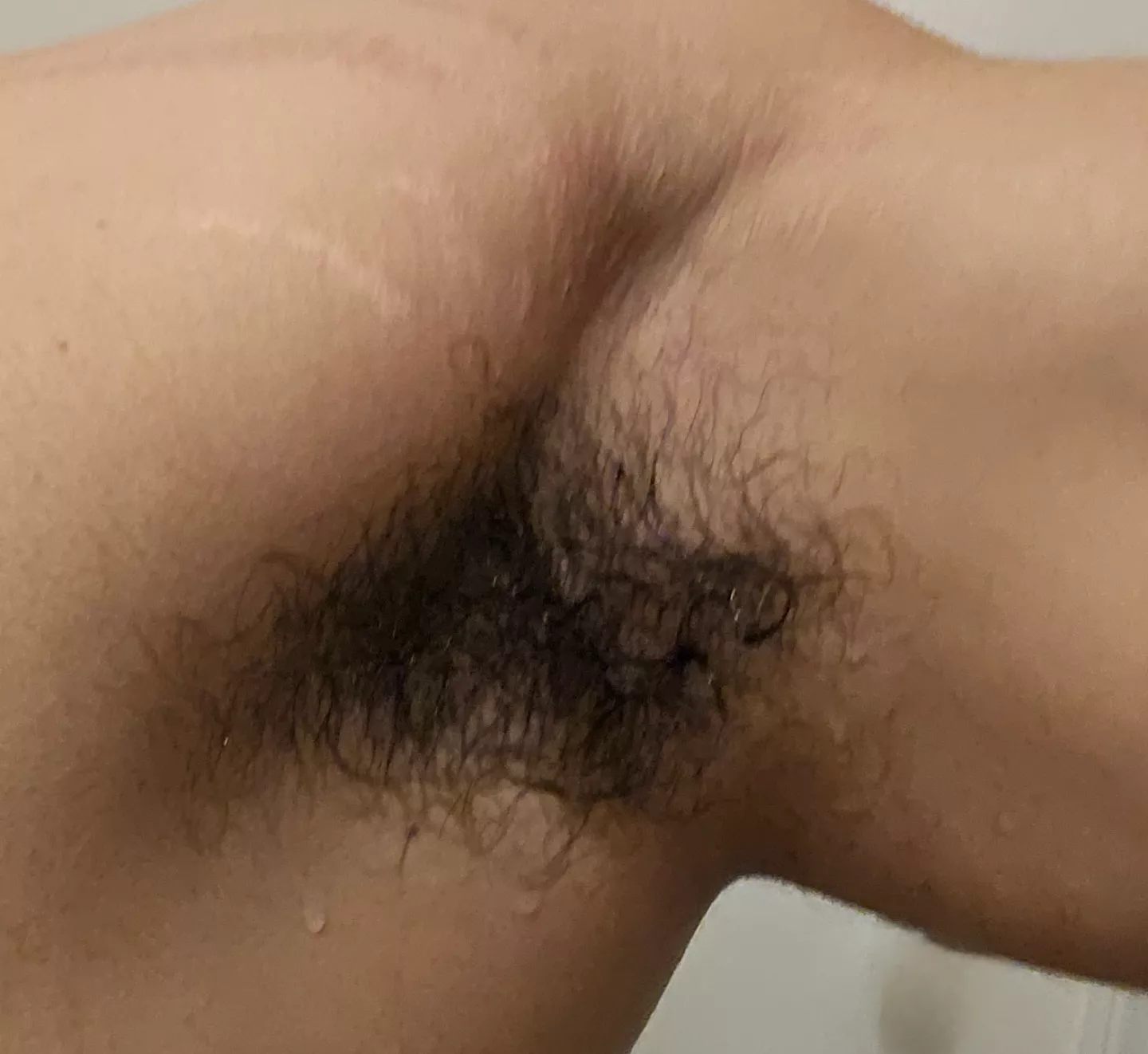 One of my friend told me, you should trim while I'm flexing at the gym. Whatcha thik guys?