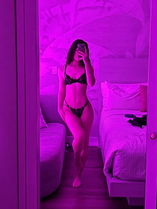 Purple Selfie
