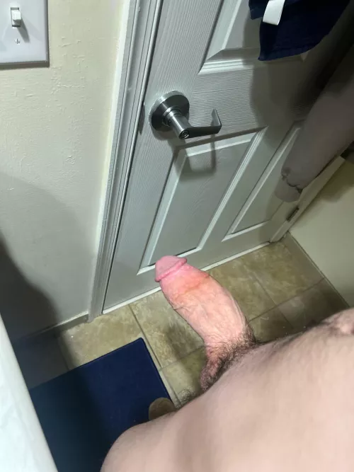 Roses are red, my balls are blue, I have a thick dick, let’s see if it will fit inside you.