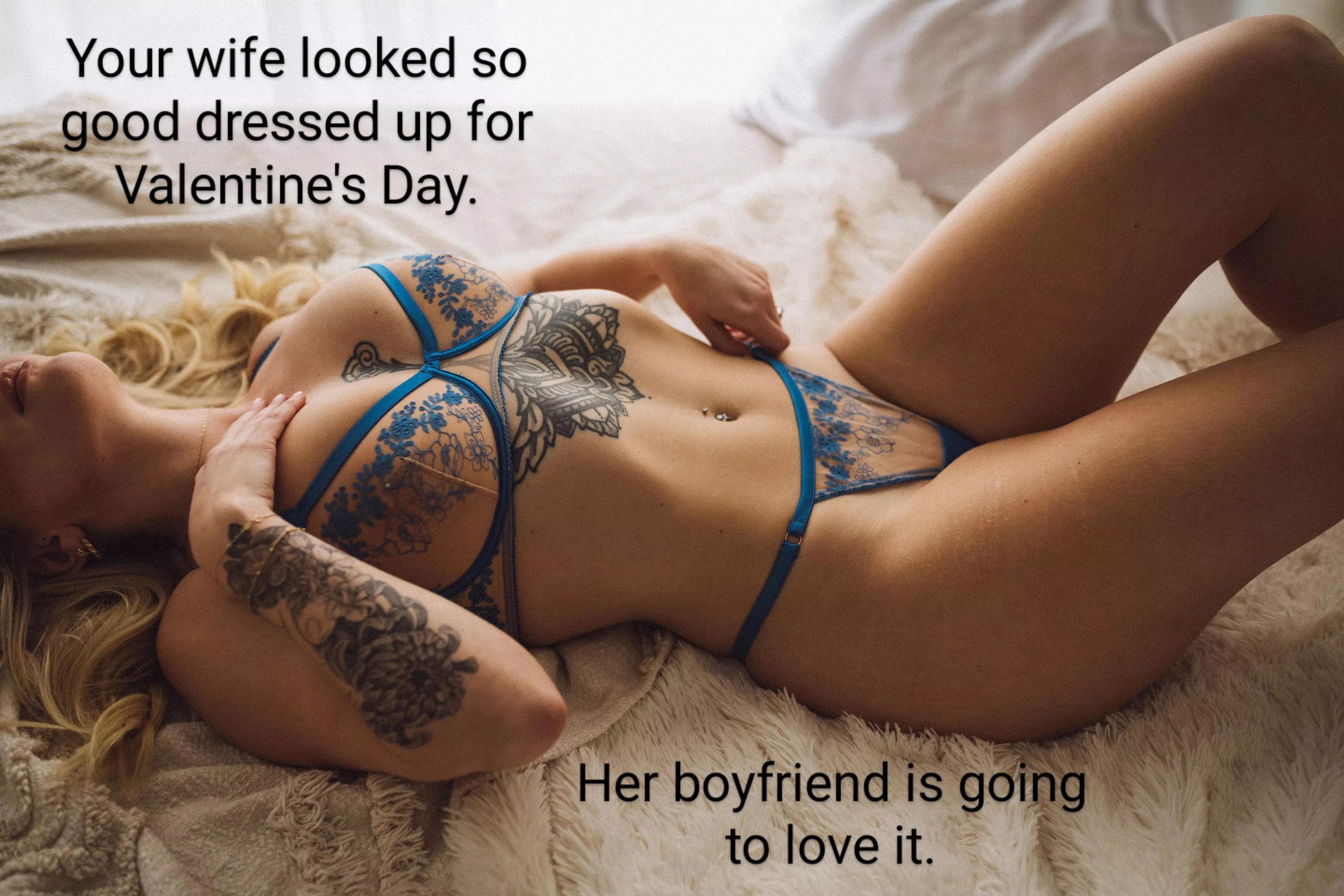 She always spends Valentine's with her boyfriend. Just another regular night for you.