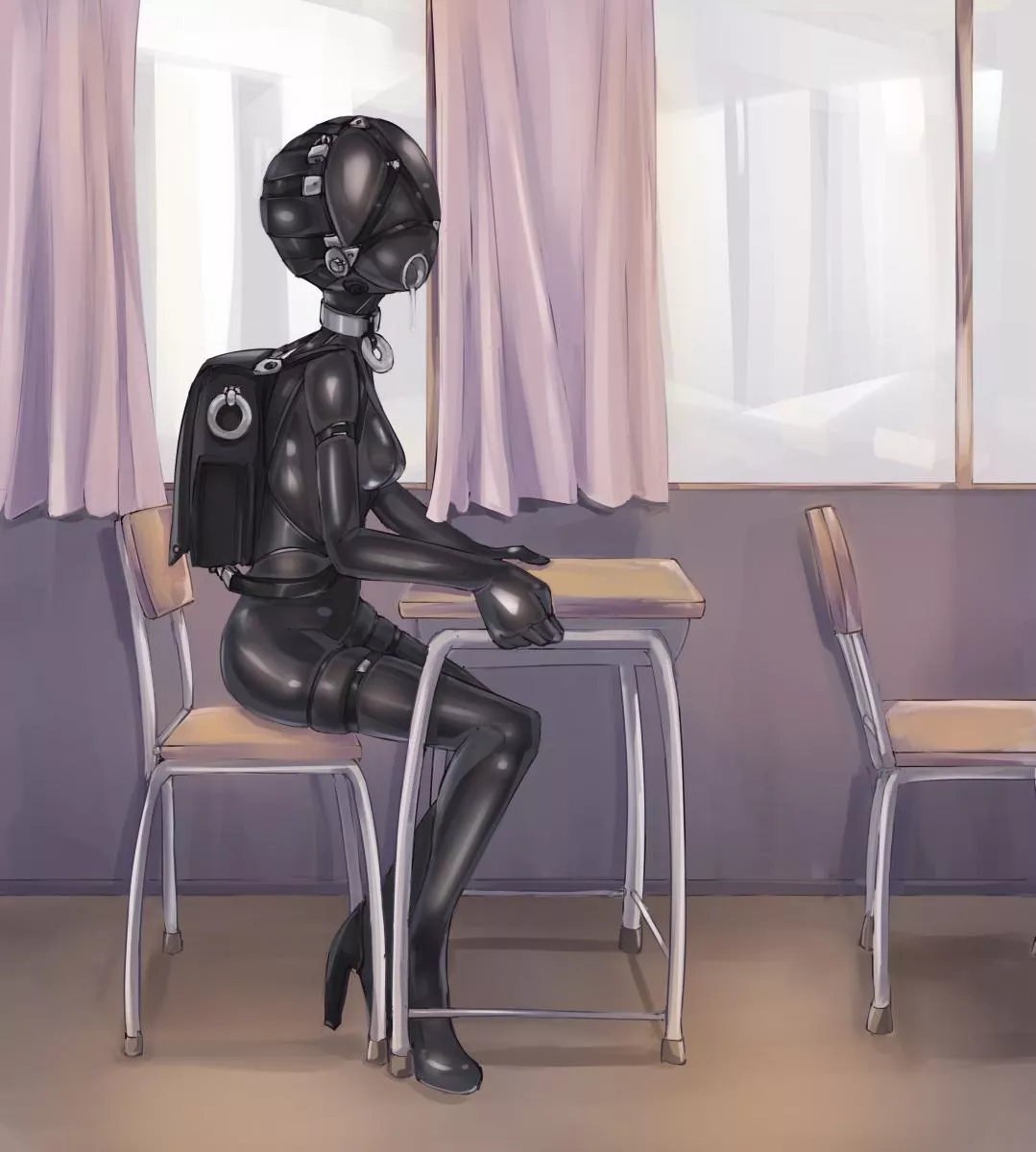 She's speechless about her new uniform