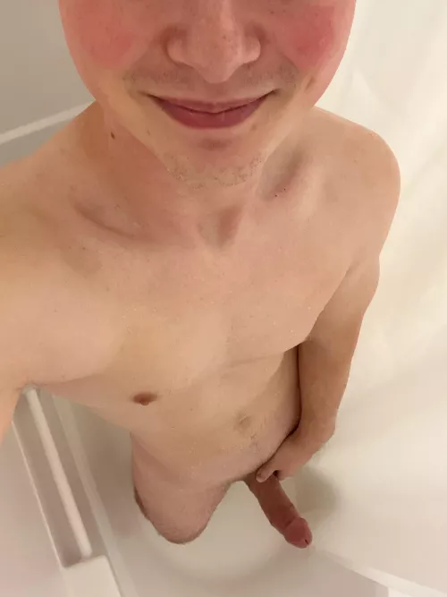 Shower fun. Pms open