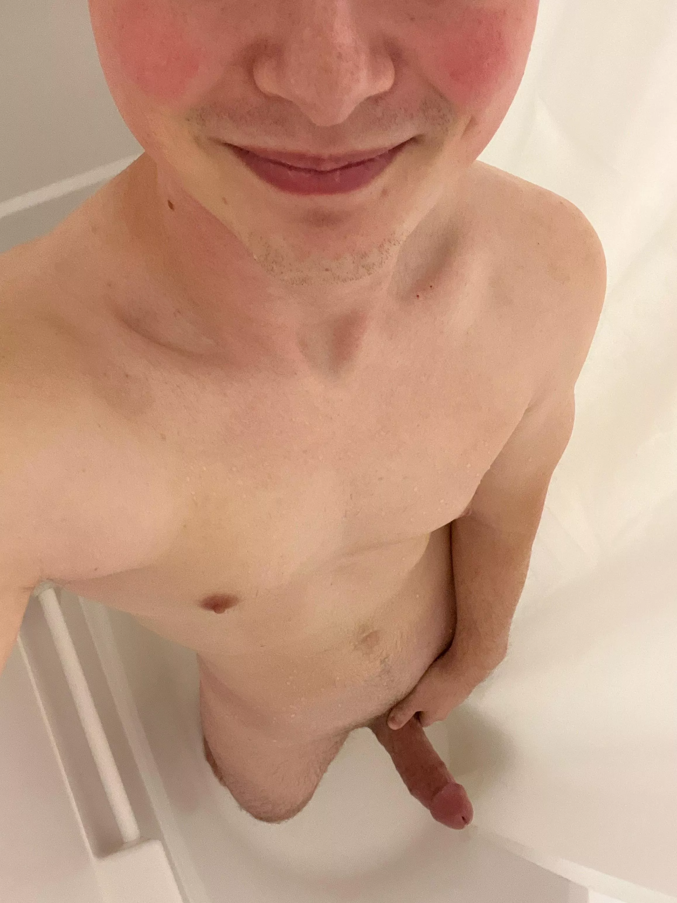 Shower fun. Pms open