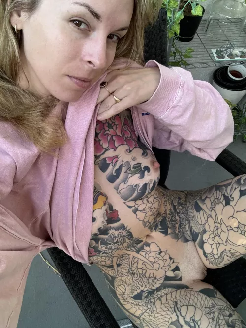 Wanted to show you what’s under my oversized tee