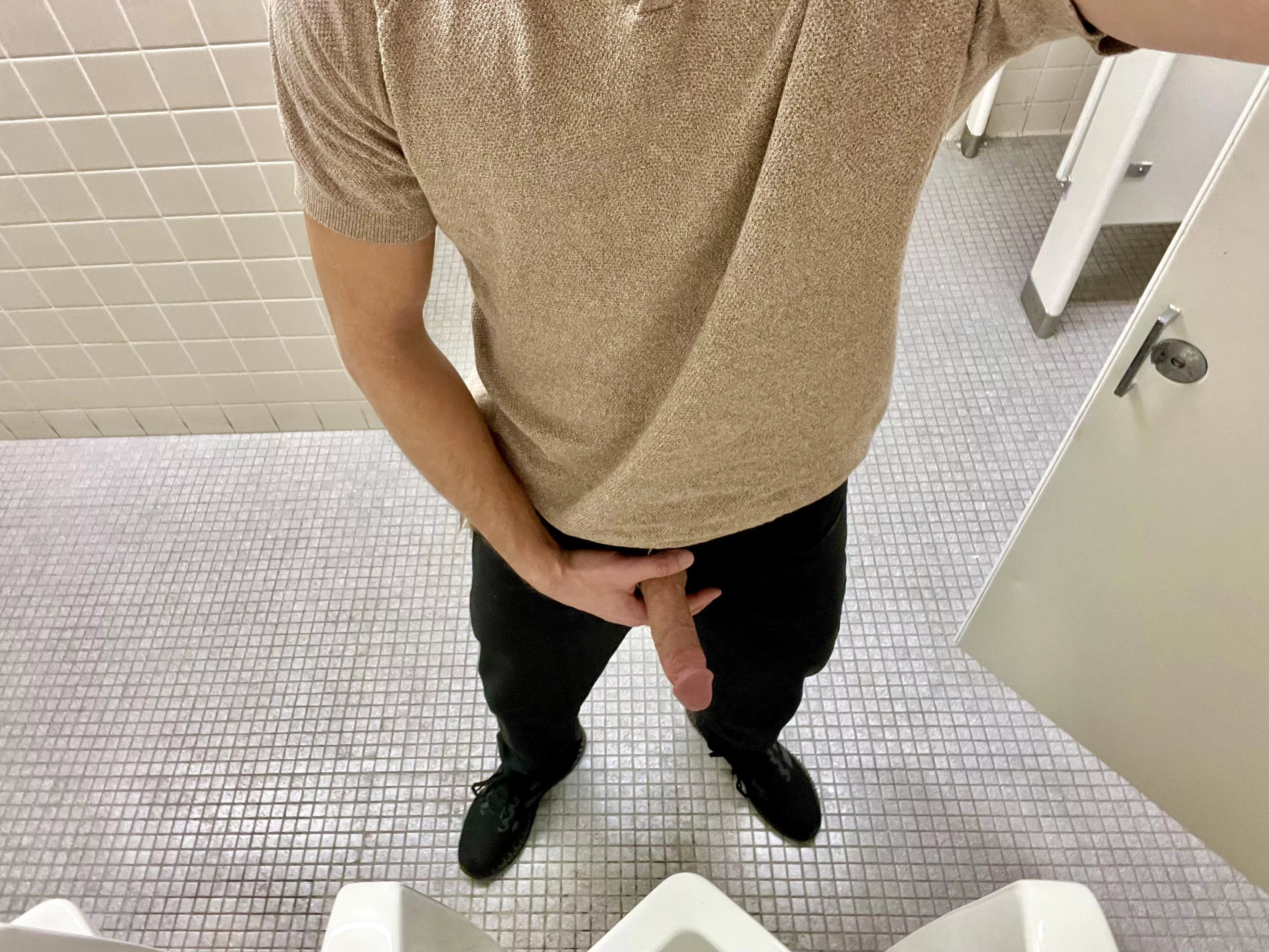 You see me at the urinal at work, what’s your next move?