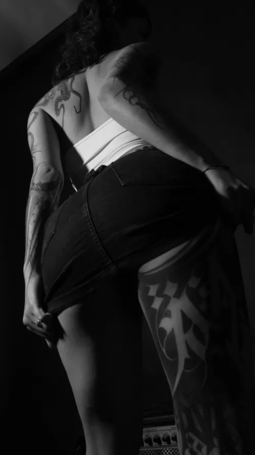 18 year old with tattoo>