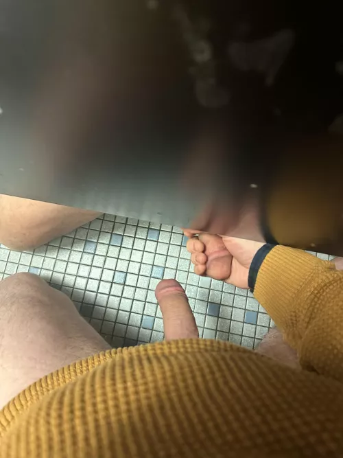 29m- Sat down at the stalls and had his dick in my hand before I even had a chance to get hard, sometimes it’s easier than it seems!
