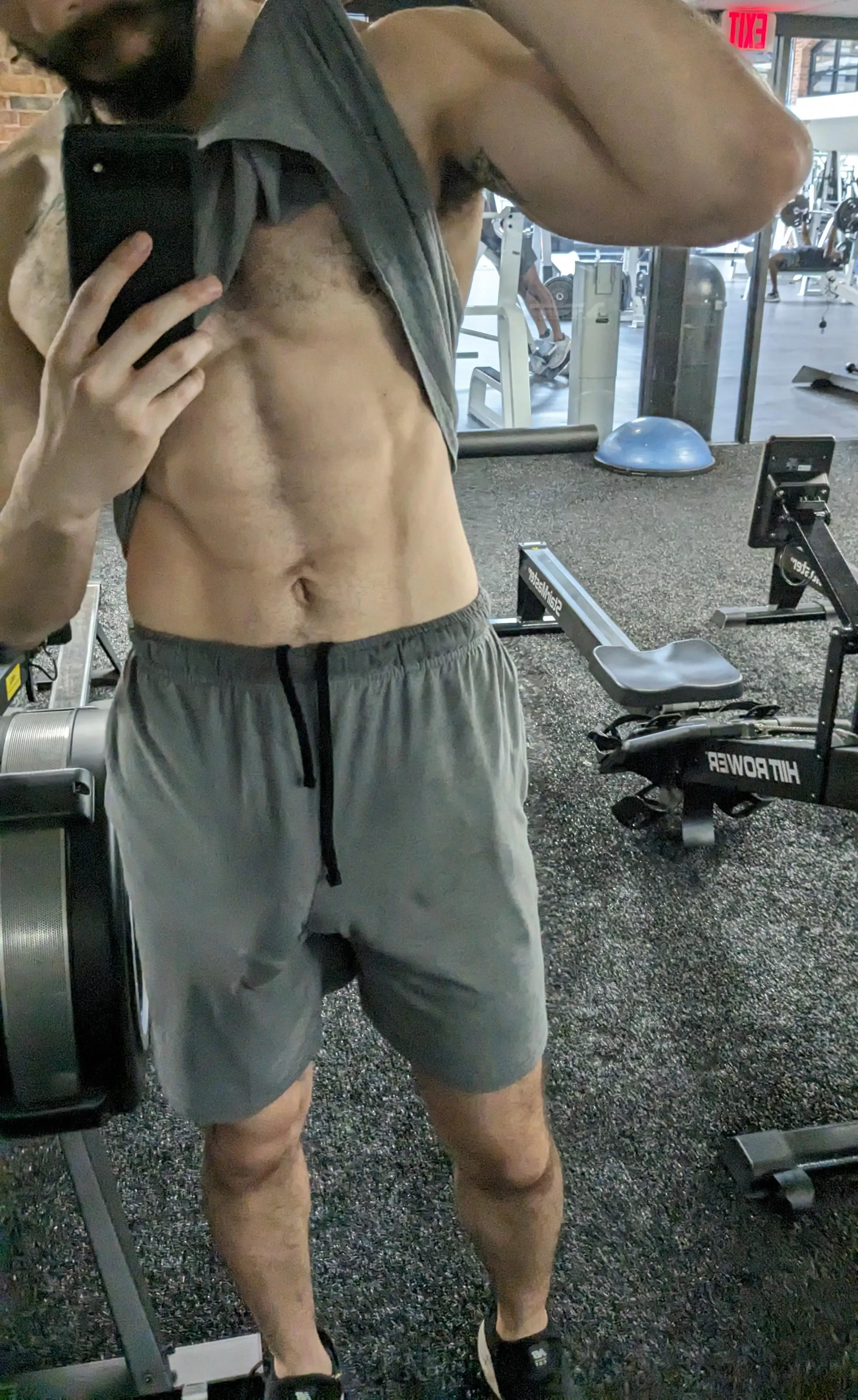 Are you helping me if you saw me like this in the gym? 