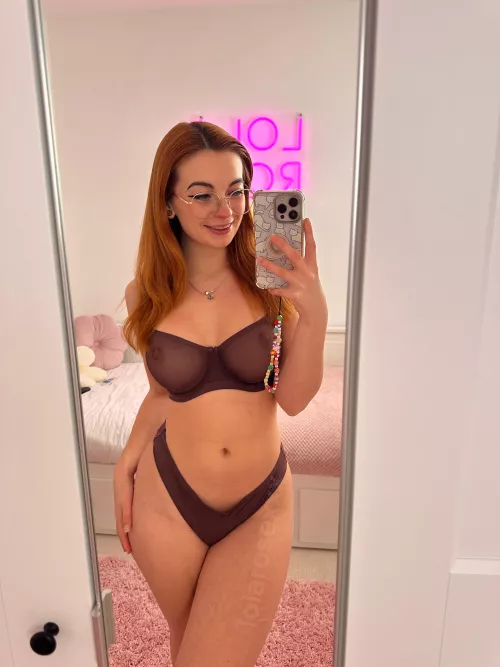 back again with more see-through lingerie 