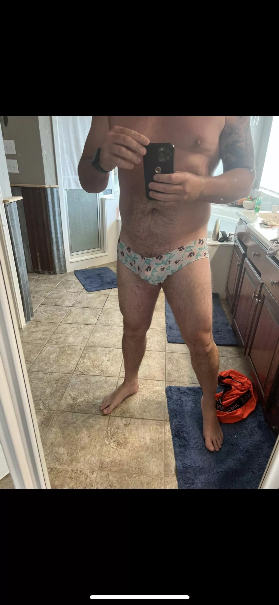 Borrowing the wife’s for a change.