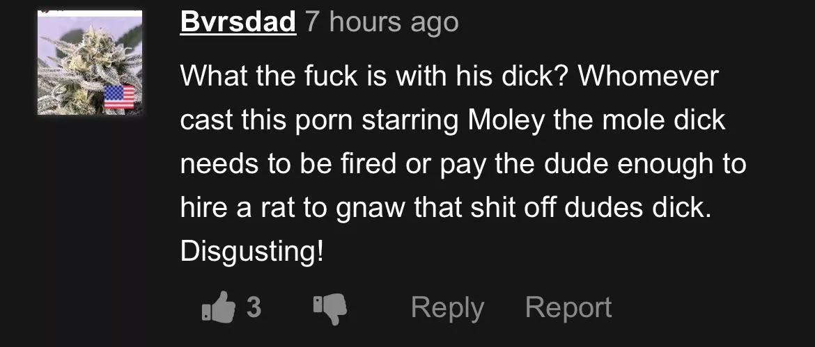 “Bvrsdad” with a few choice words 