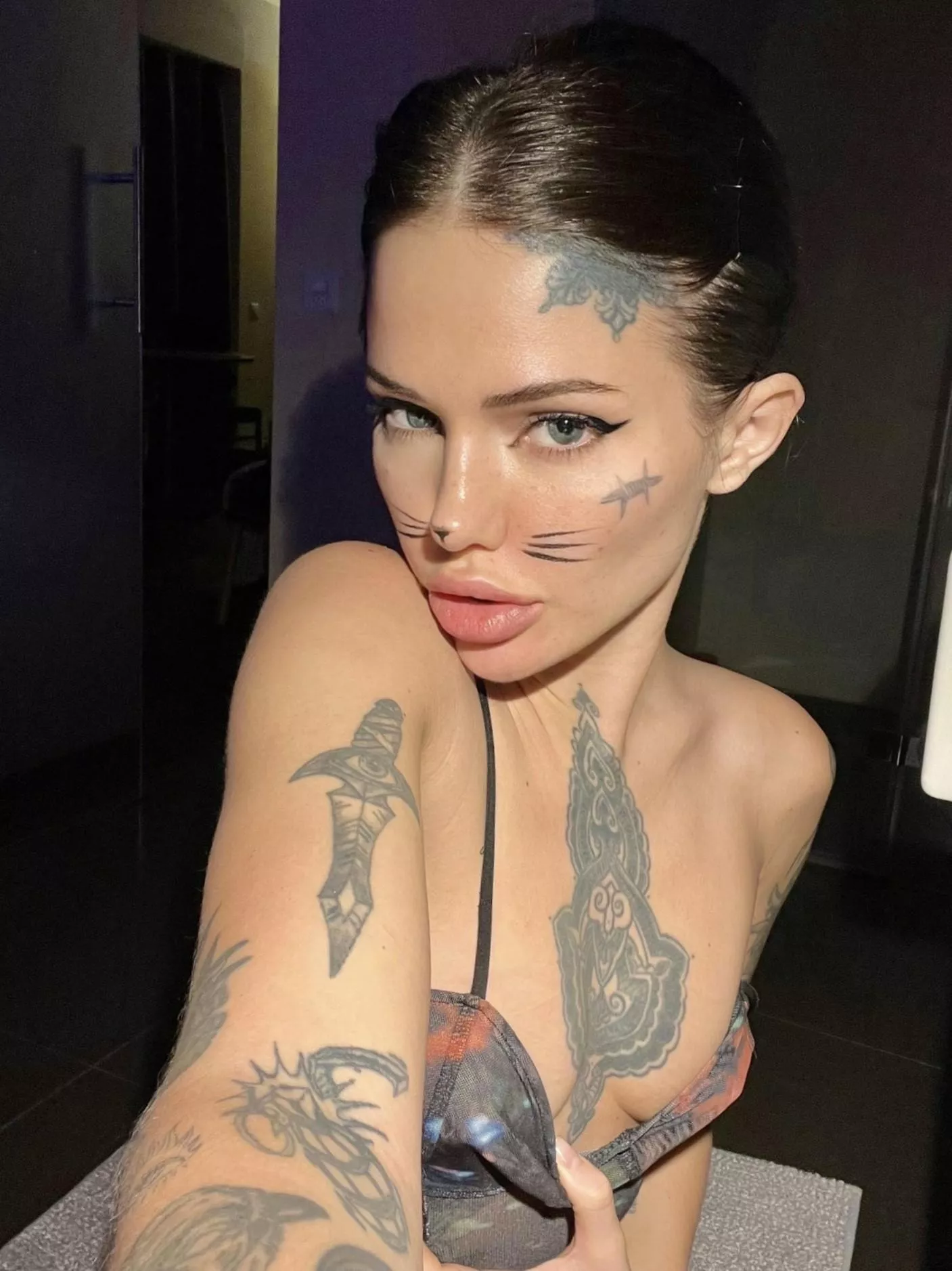 Cats love to lick, I'm definitely a cat