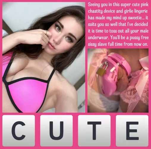 CUTE [chastity] [femdom] [denial]