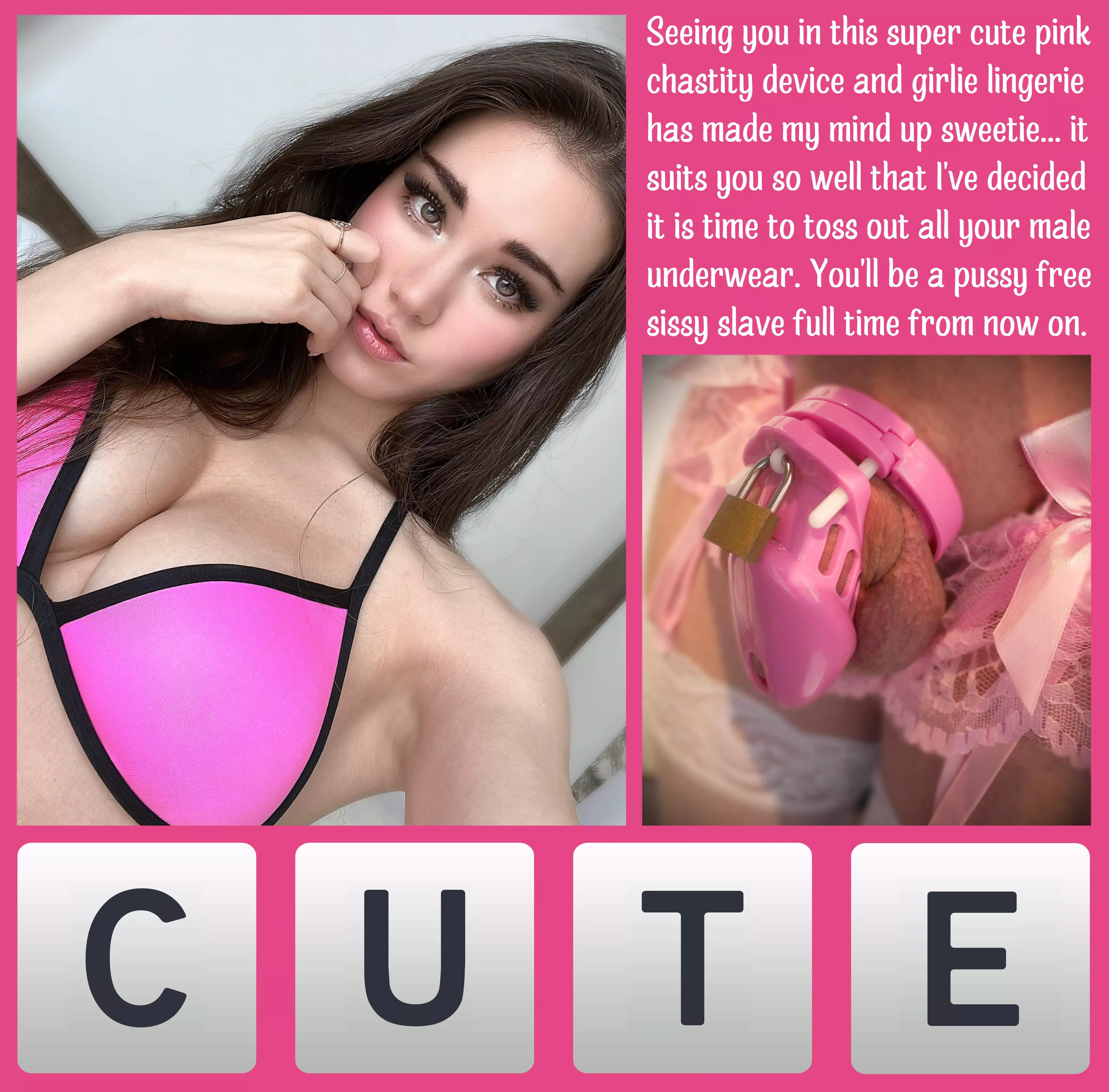 CUTE [chastity] [femdom] [denial]