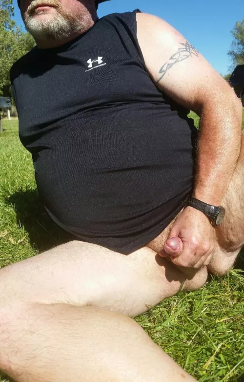 Enjoying a time with warmer weather. 