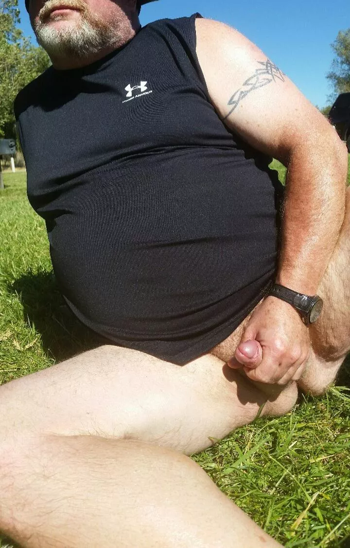 Enjoying a time with warmer weather. 