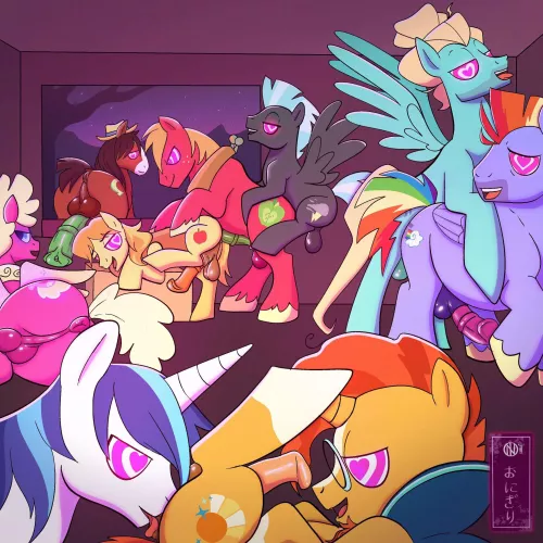 gay pony orgy (theonibrony)